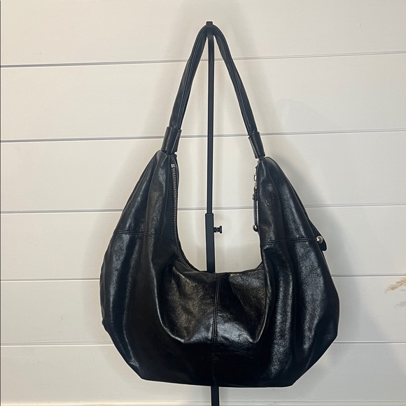 Hobo International Black Leather Shoulder Bag - Picture 4 of 14